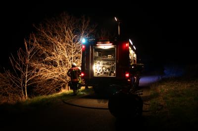 Korb: Vergessenes Lagerfeuer verursacht Feuerwehreinsatz